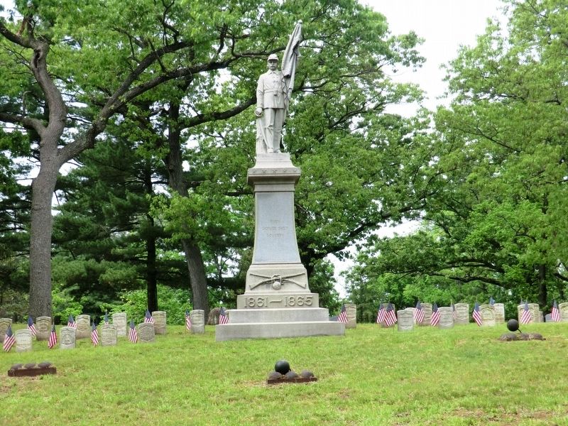 Civil War Soldiers Monument Marker image. Click for full size.