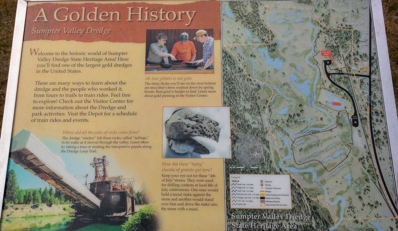 A Golden History Marker. Click for full size. A Golden History Marker image. Click for full size.