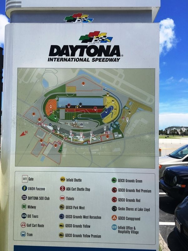 Daytona Speedway Layout image. Click for full size.