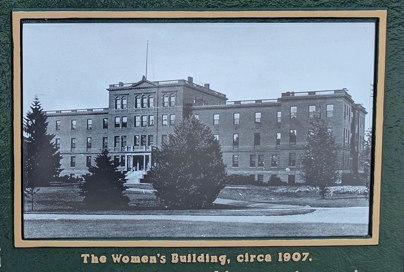 Women's Building Marker - Left Panel Image image. Click for full size.