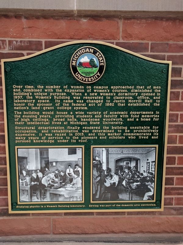 Women's Building Marker - Right Panel image. Click for full size.