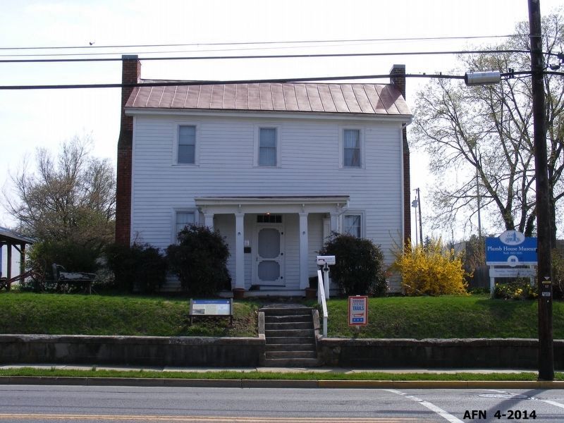 Plumb House Marker. Click for full size. Plumb House Marker image. Click for full size.