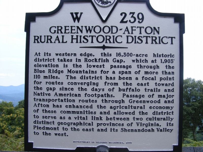 Greenwood-Afton Rural Historic District Marker image. Click for full size.