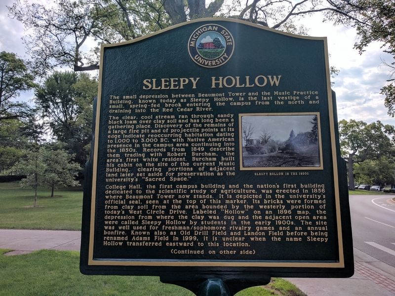 Sleepy Hollow Marker - Side 1 image. Click for full size.