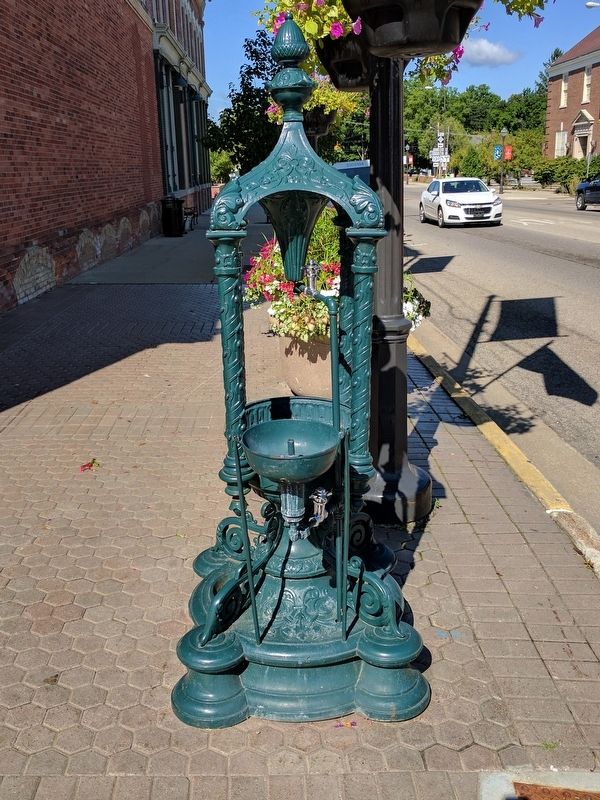 1889 Drinking Fountain. Click for full size. 1889 Drinking Fountain image. Click for full size.