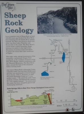 Sheep Rock Geology Marker image. Click for full size.