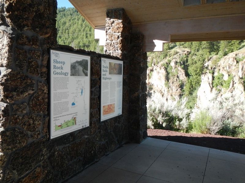 Sheep Rock Geology Marker image. Click for full size.