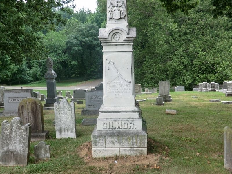Harry Gilmor Monument Marker-Front panel. Click for full size. Harry Gilmor Monument Marker-Front panel image. Click for full size.
