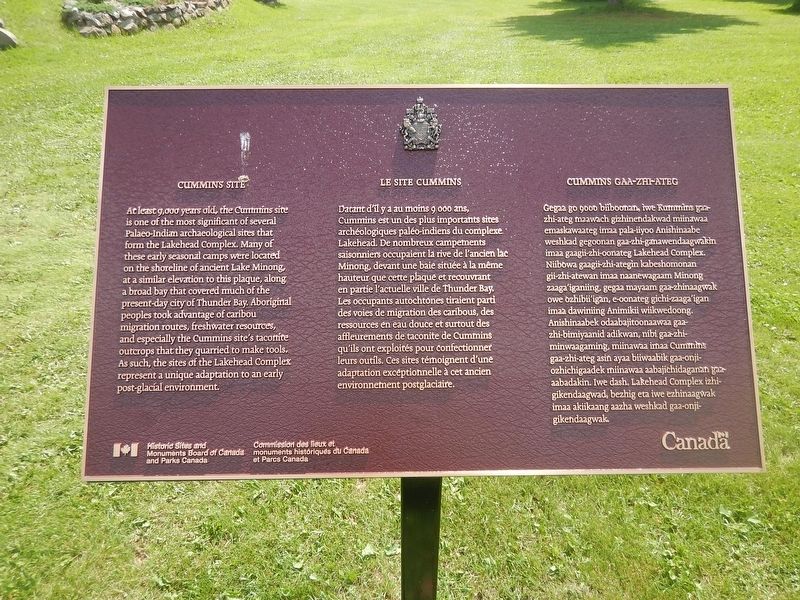 Cummins Site Marker. Click for full size. Cummins Site Marker image. Click for full size.