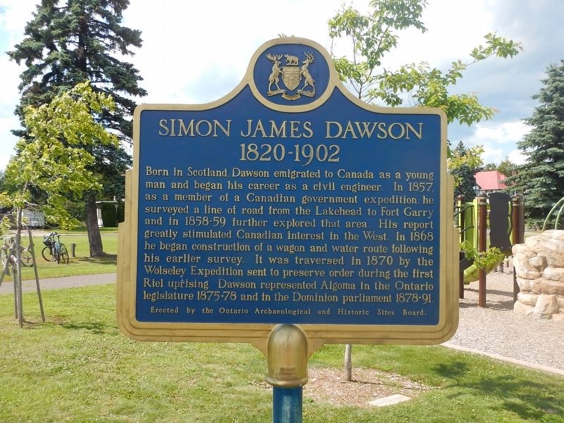 Simon James Dawson Marker. Click for full size. Simon James Dawson Marker image. Click for full size.