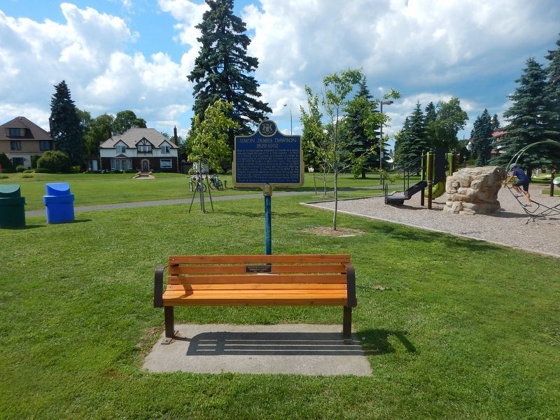 Wideview of Simon James Dawson Marker. Click for full size. Wideview of Simon James Dawson Marker image. Click for full size.
