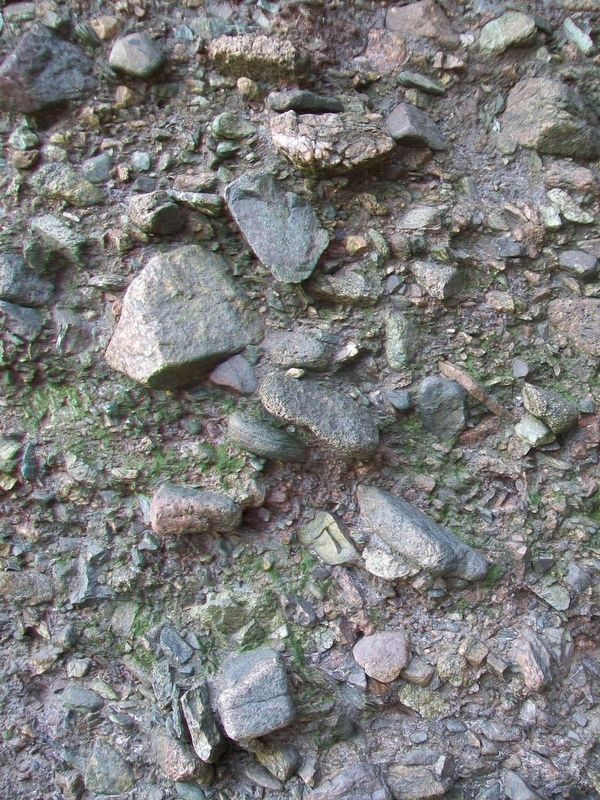 Conglomerate Detail Near Base of Rock Formations image. Click for full size.