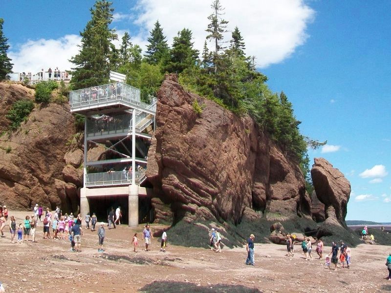 Bay Floor Near Low Tide at Hopewell Rocks. Click for full size. Bay Floor Near Low Tide at Hopewell Rocks image. Click for full size.