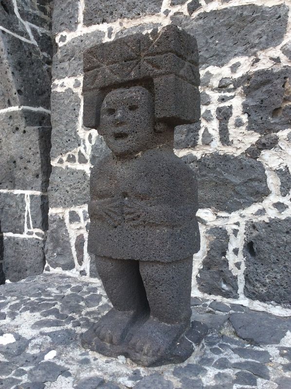 Pre-Hispanic sculpture at the Anahuacalli Museum image. Click for full size.