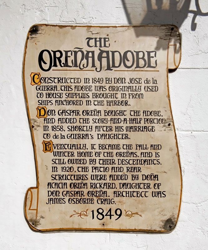 The Oreña Adobe Marker. Click for full size. The Oreña Adobe Marker image. Click for full size.