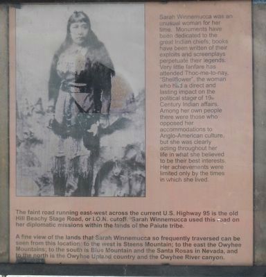 Sarah Winnemucca Marker, right panel image. Click for full size.