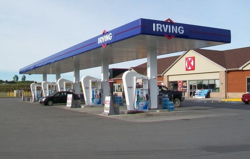 Modern Irving Service Station image. Click for full size.