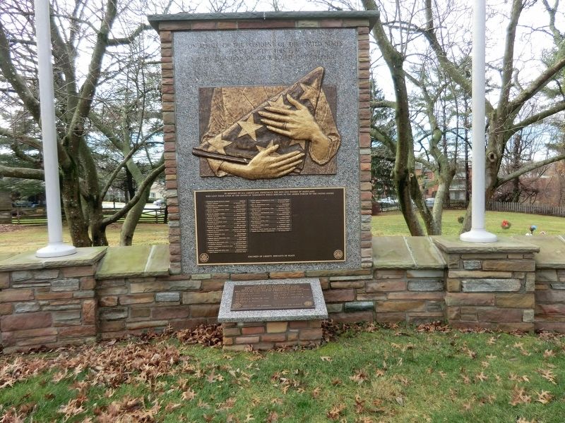 Memorial to All Marylanders who lost lives to Terrorists Marker image. Click for full size.