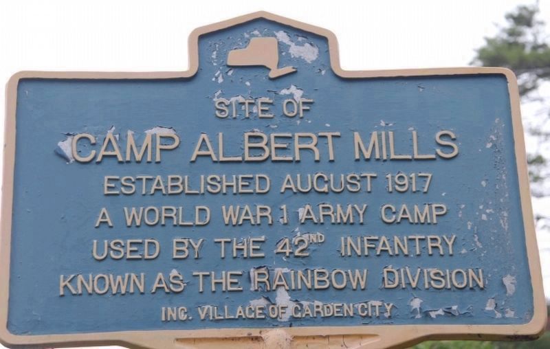 Camp Albert Mills Marker image. Click for full size.