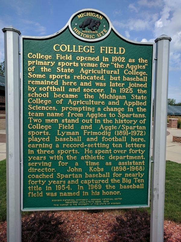 College Field Marker - Side 2 image. Click for full size.