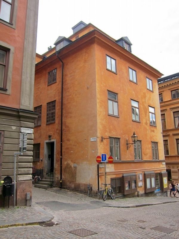 Storkyrkans Hus / Cathedral House Marker. Click for full size. Storkyrkans Hus / Cathedral House Marker image. Click for full size.
