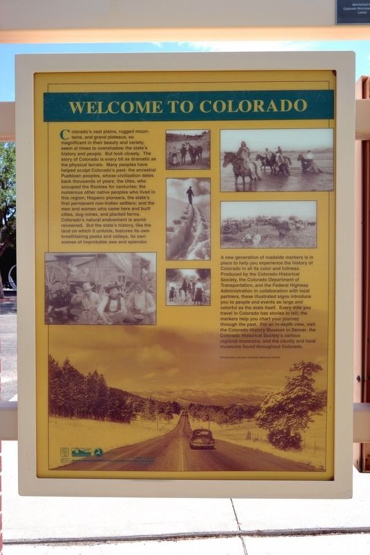 Welcome to Colorado - Lamar Country Marker image. Click for full size.