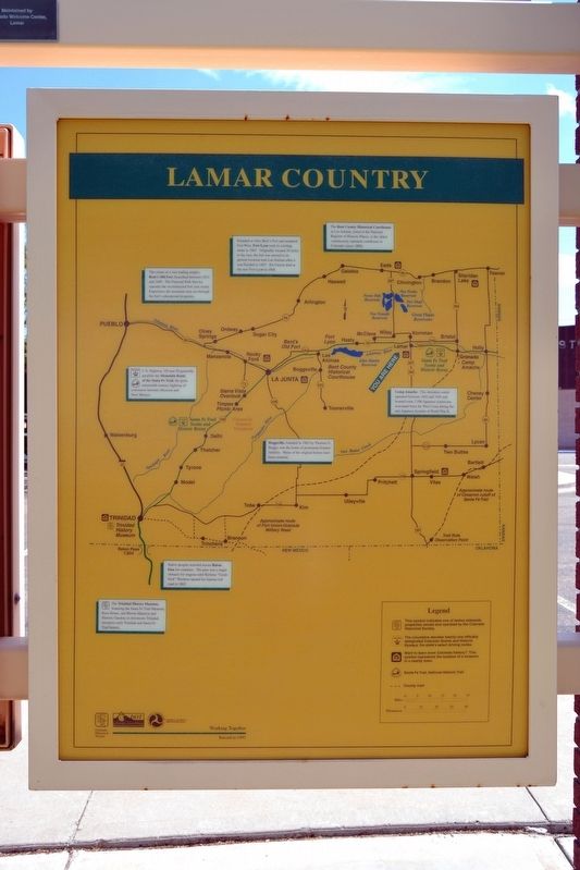 Welcome to Colorado - Lamar Country Marker image. Click for full size.