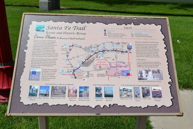 Santa Fe Trail Scenic and Historic Byway image. Click for full size.