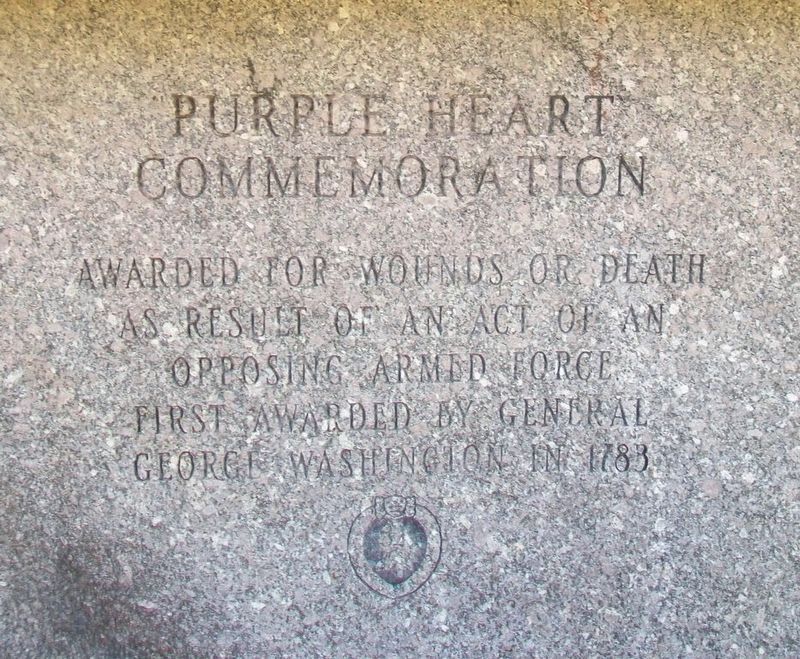World War II Memorial Marker. Click for full size. World War II Memorial Marker image. Click for full size.