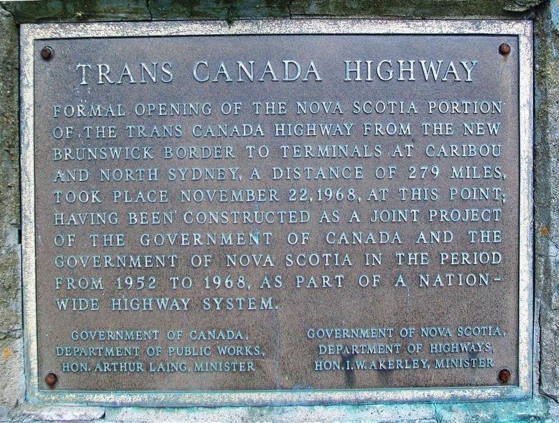 Trans Canada Highway Marker image. Click for full size.
