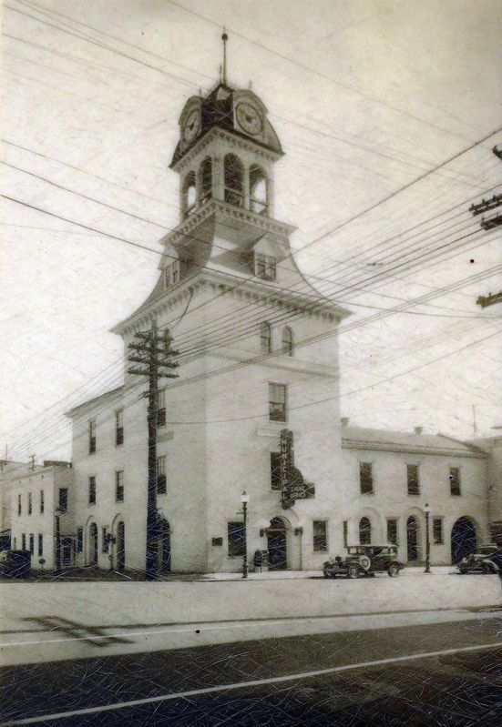 Hagerstown City Hall (1818-1939), circa 1930 image. Click for full size.