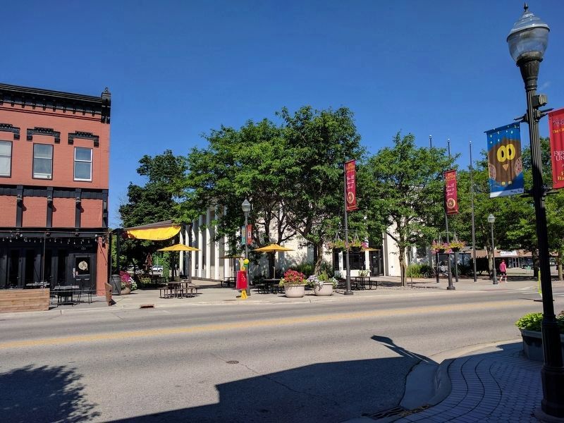 Historic Downtown Big Rapids Marker image. Click for full size.