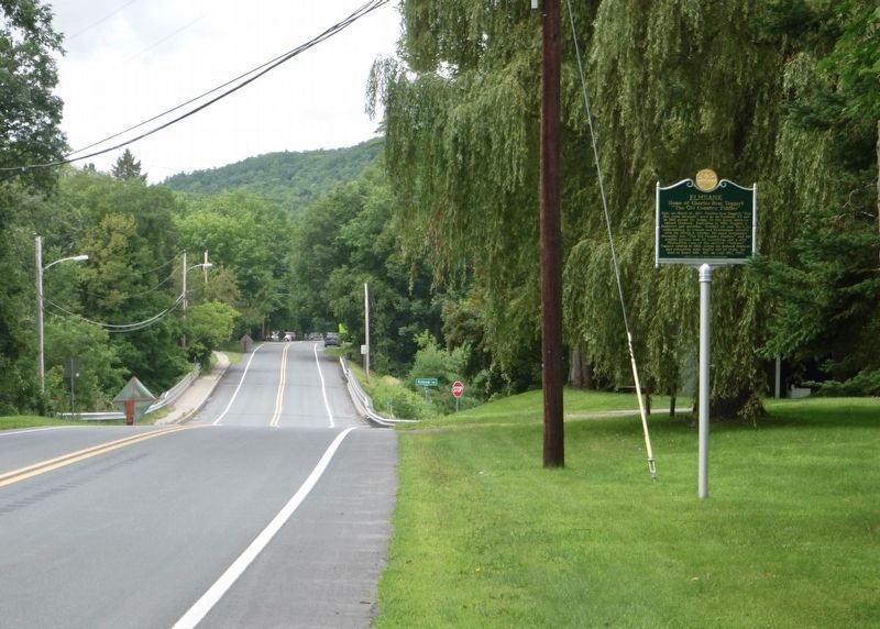 Wide View of Elmbank Marker. Click for full size. Wide View of Elmbank Marker image. Click for full size.