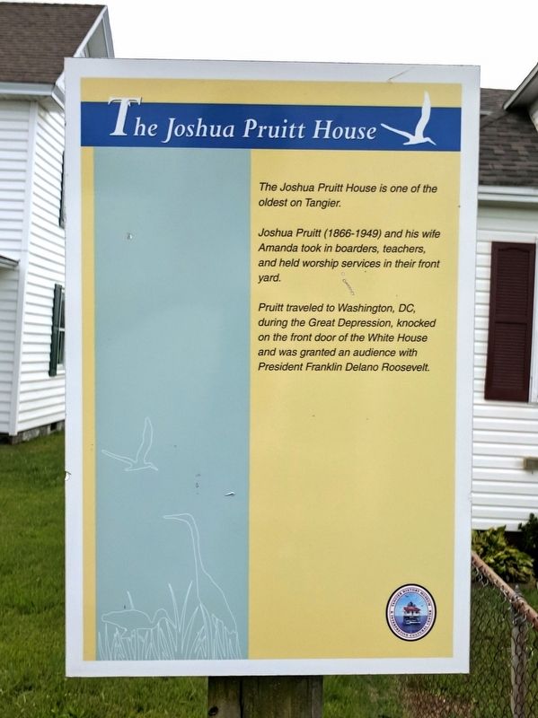 The Joshua Pruitt House Marker image. Click for full size.