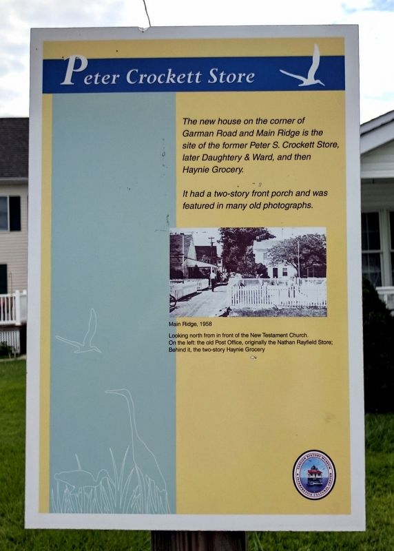 Peter Crockett Store Marker image. Click for full size.