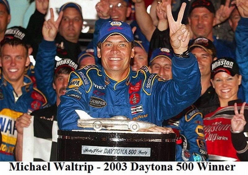2003 Daytona 500 Walk of Fame Champion image. Click for full size.
