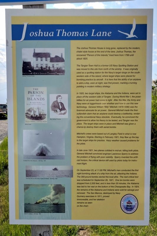 Joshua Thomas Lane Marker. Click for full size. Joshua Thomas Lane Marker image. Click for full size.