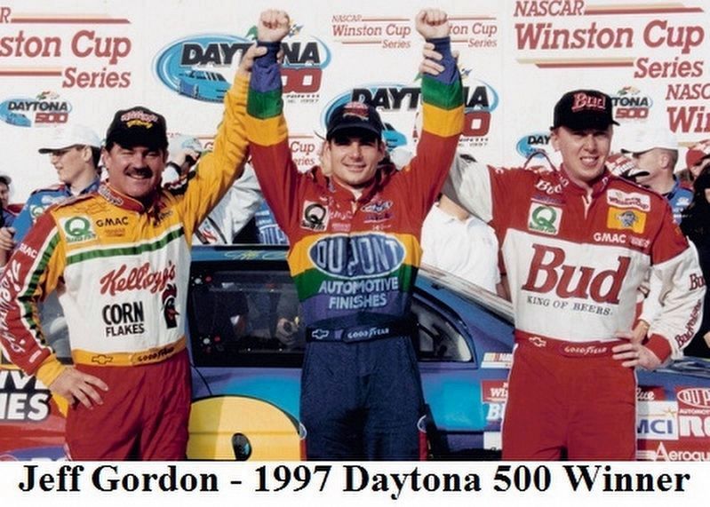 1997 Daytona 500 Walk of Fame Champion image. Click for full size.