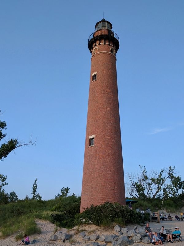 Petite Pointe Au Sable Lighthouse Marker image. Click for full size.
