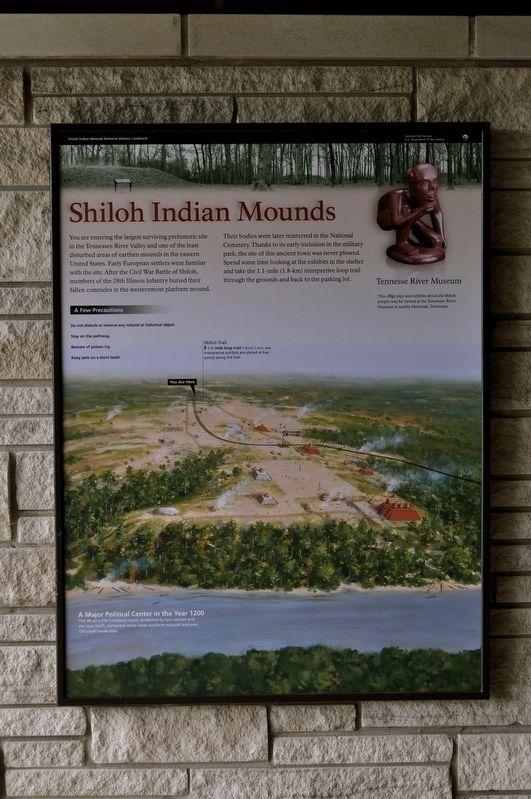 Shiloh Indian Mounds Marker image. Click for full size.
