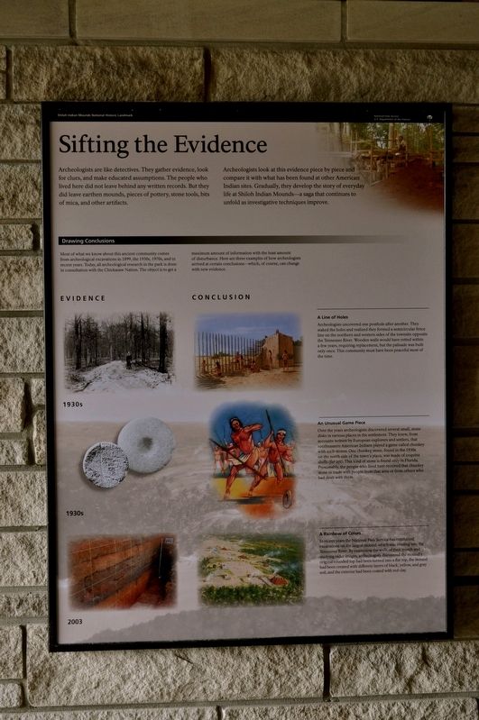 Sifting the Evidence. Click for full size. Sifting the Evidence image. Click for full size.