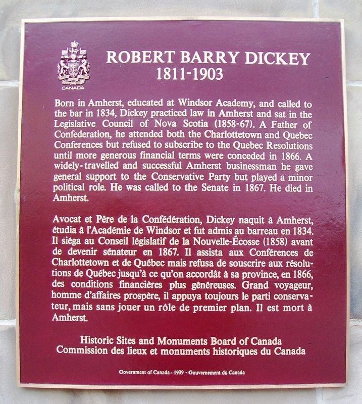 Robert Barry Dickey Marker image. Click for full size.
