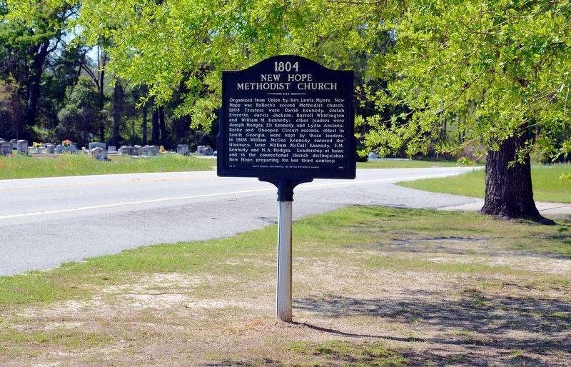 1804 New Hope Methodist Church Marker image. Click for full size.