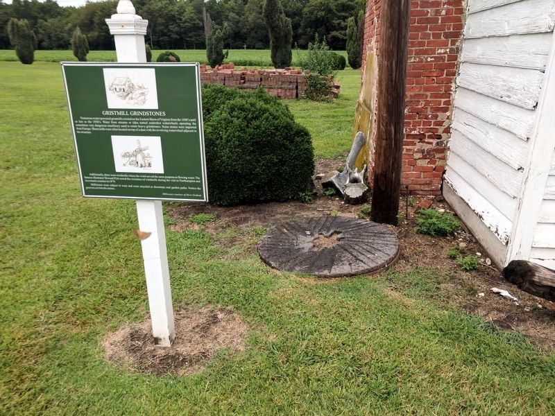 Gristmill Grindstones Marker. Click for full size. Gristmill Grindstones Marker image. Click for full size.