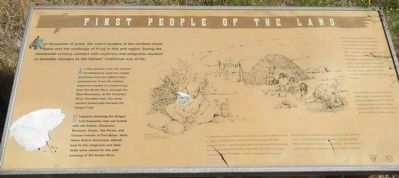 First People of the Land Marker. Click for full size. First People of the Land Marker image. Click for full size.