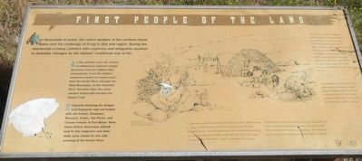 First People of the Land Marker image. Click for full size.