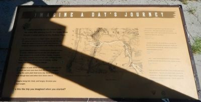 Imagine a Day's Journey Marker. Click for full size. Imagine a Day's Journey Marker image. Click for full size.