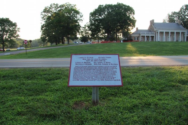 Liddell's Division Marker. Click for full size. Liddell's Division Marker image. Click for full size.