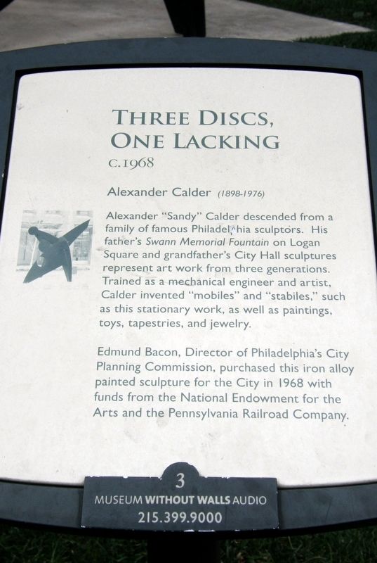 Three Disks, One Lacking Marker image. Click for full size.