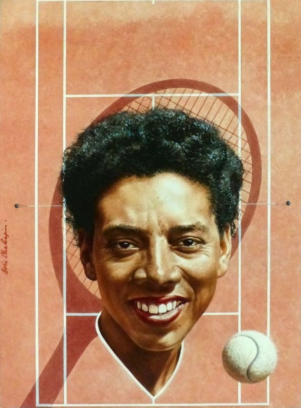 Althea Gibson image. Click for full size.